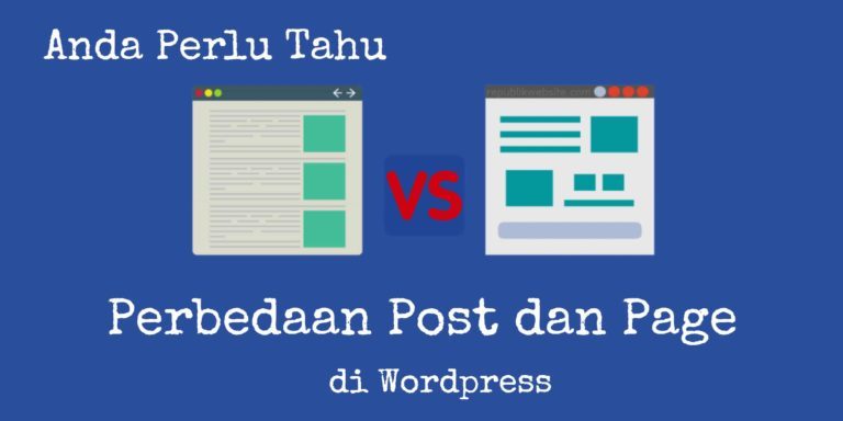 Perbedaan-Post-dan-Page-di-Wordpress
