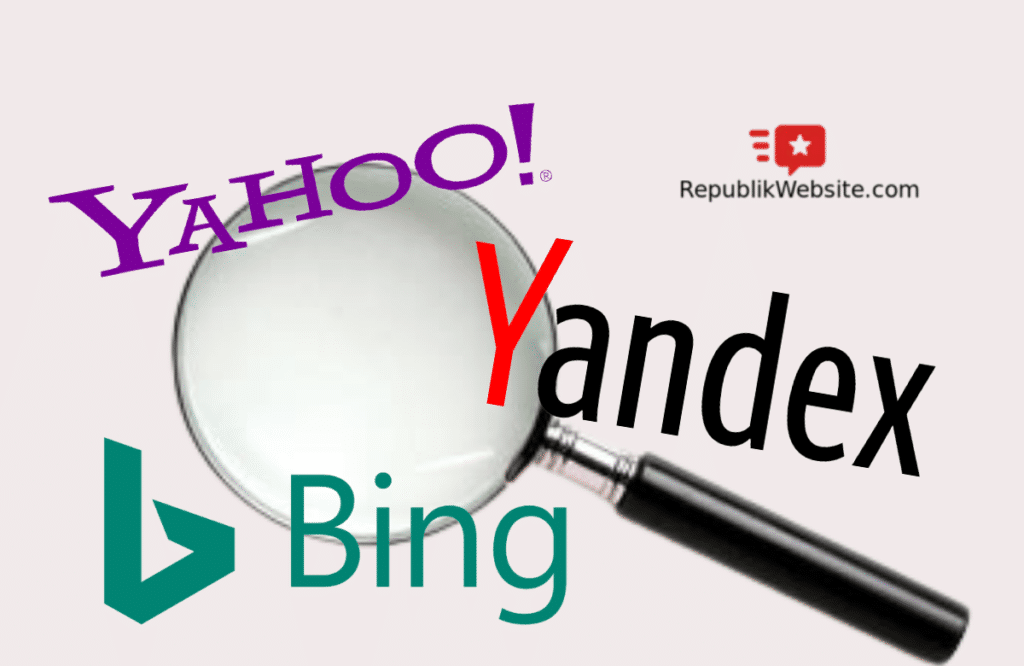Cara daftar di mesin pencari Yahoo, Bing dan Yandex